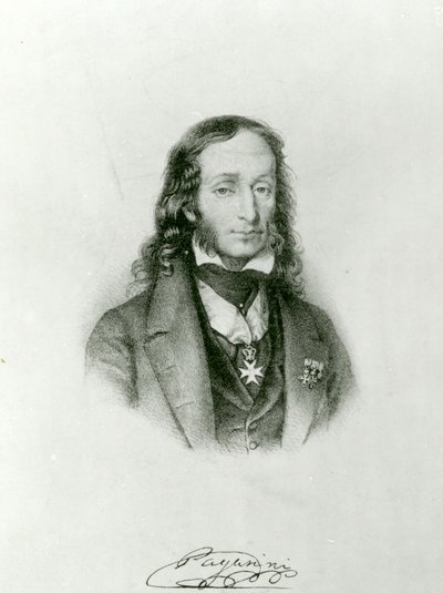 Niccolò Paganini (1782-1840) de Unbekannt Unbekannt
